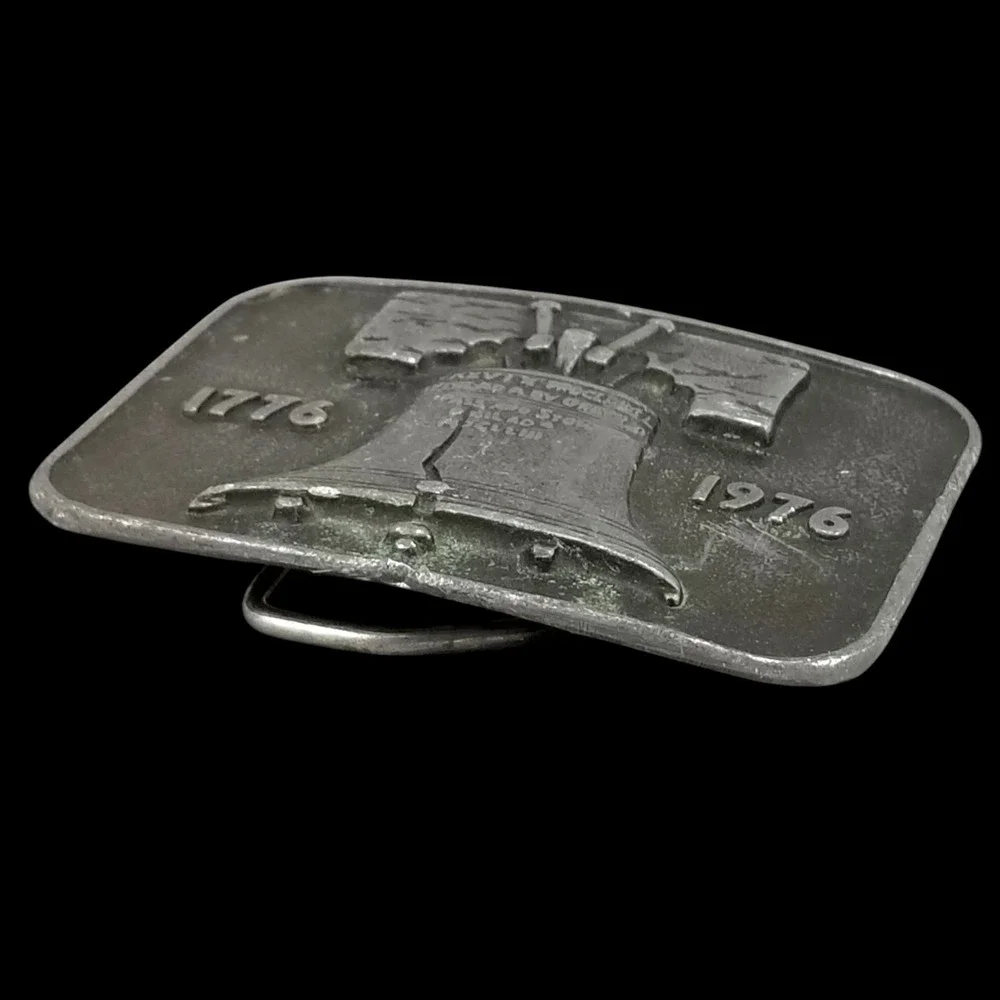 1976 Vintage‎ Liberty Bell 1776 1976 Bicentennial Belt Buckle Made In The USA